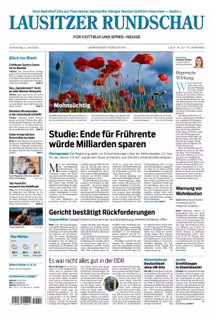 Lausitzer Rundschau - 4 Juni 2026