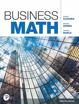 Business Math, 12th Edition (True PDF, EPUB)