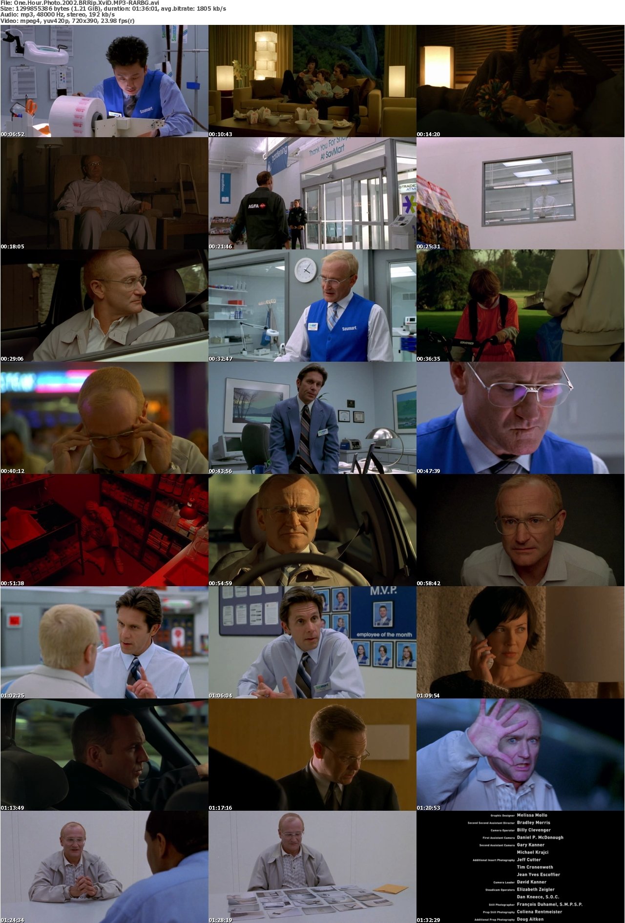 One Hour Photo 2002 BRRip XviD MP3-RARBG