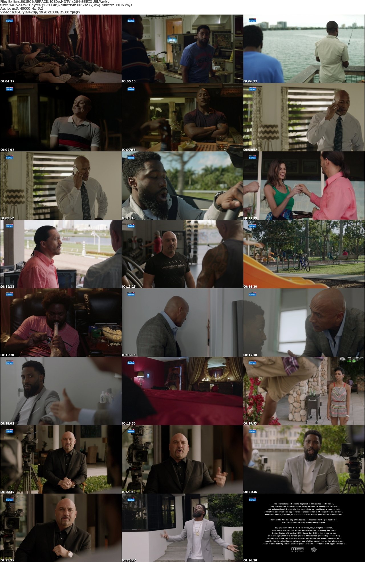 Ballers S01E06 REPACK 1080p HDTV x264-SERIOUSLY