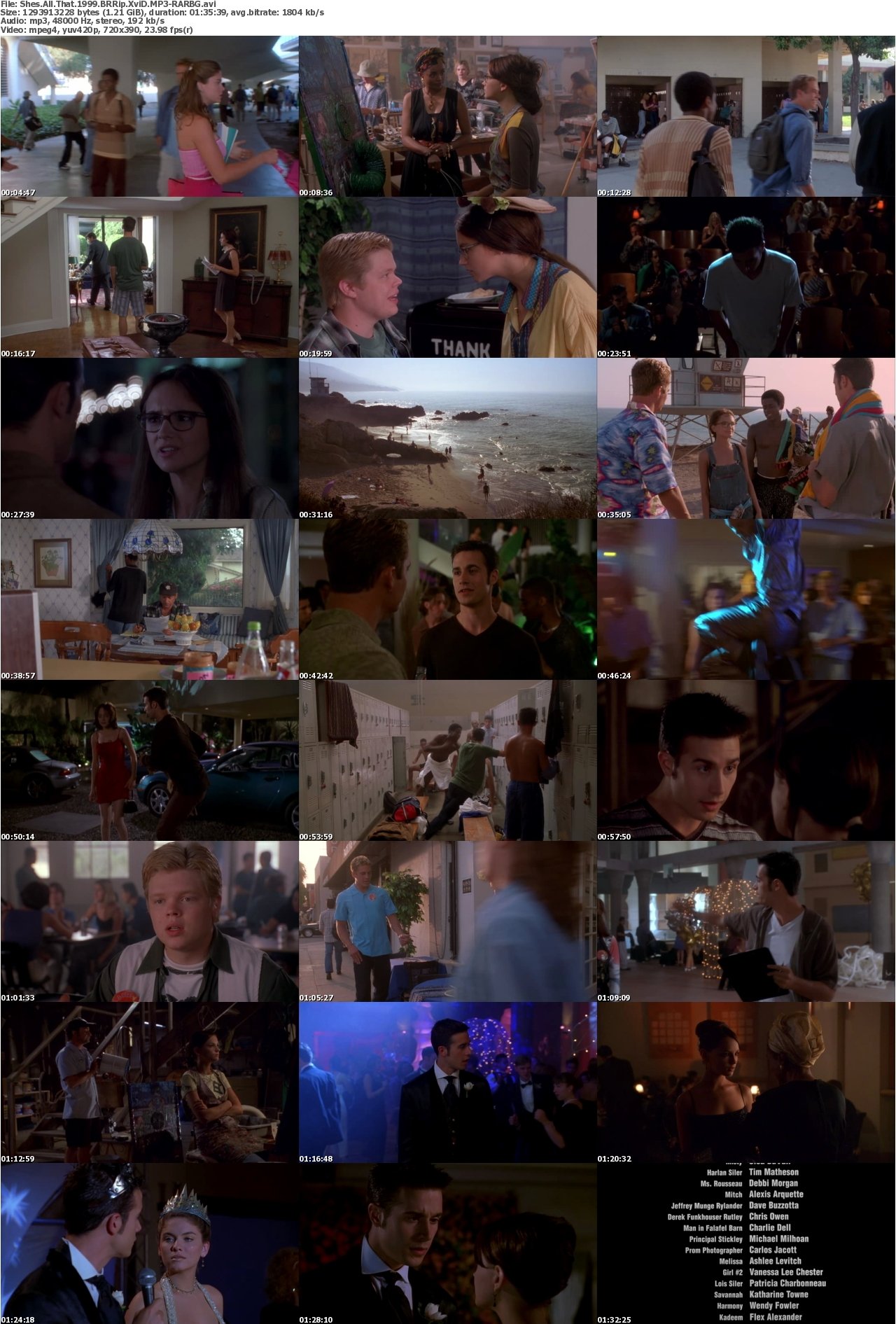 Shes All That 1999 BRRip XviD MP3-RARBG