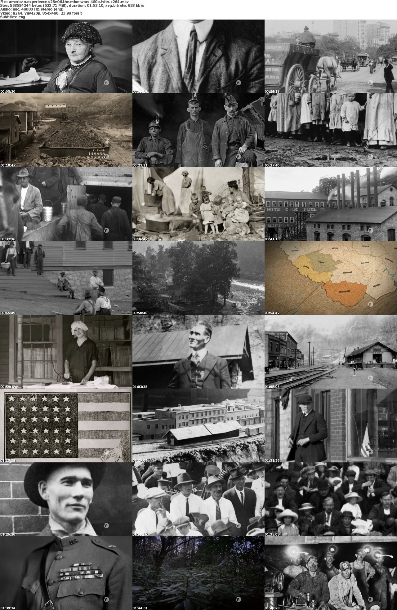 American Experience S28E06 The Mine Wars 480p HDTV x264