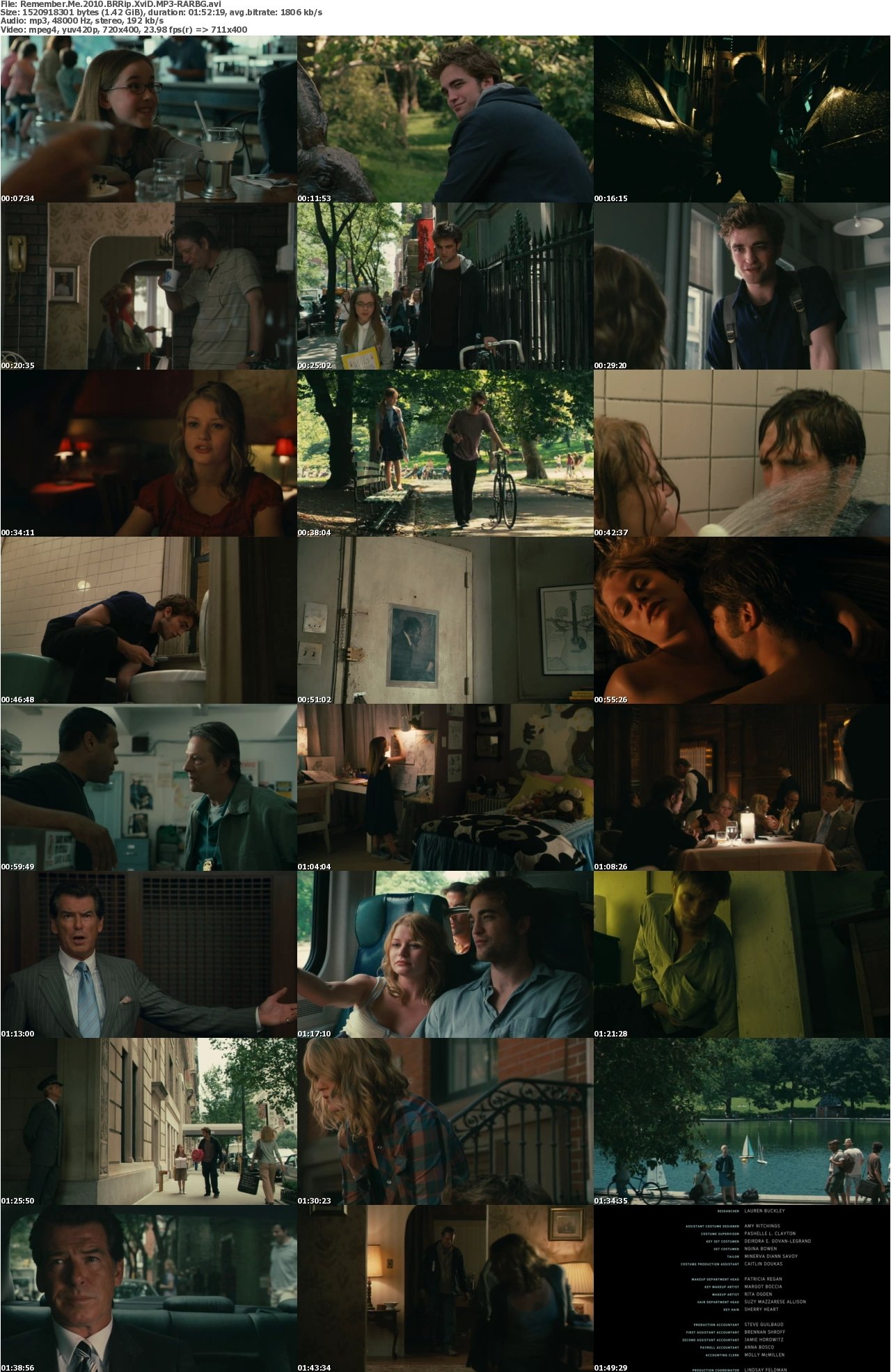 Remember Me 2010 BRRip XviD MP3-RARBG