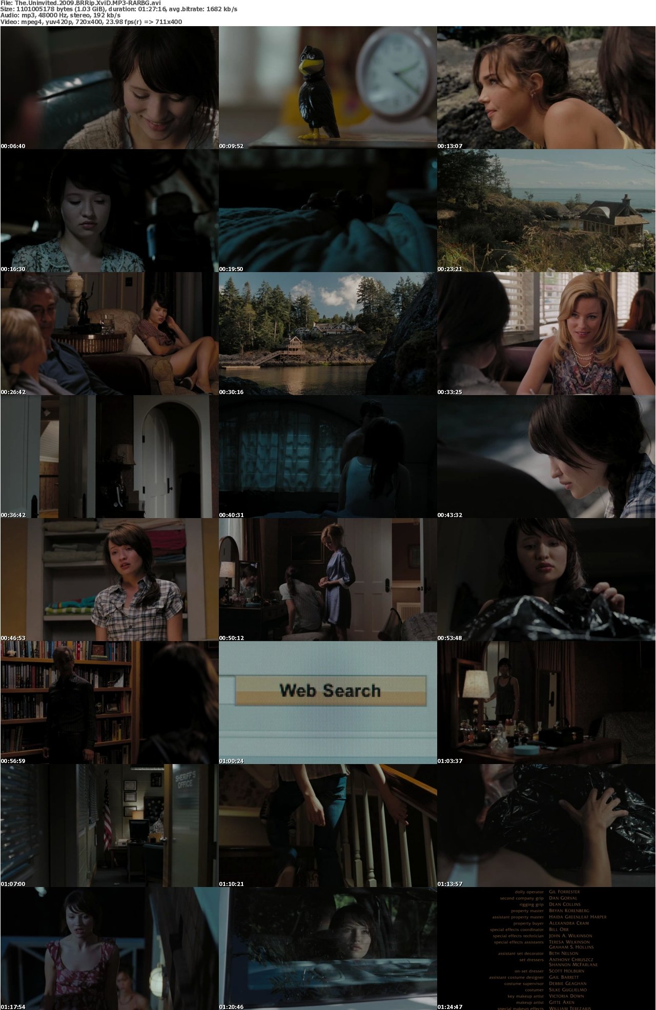 The Uninvited 2009 BRRip XviD MP3-RARBG