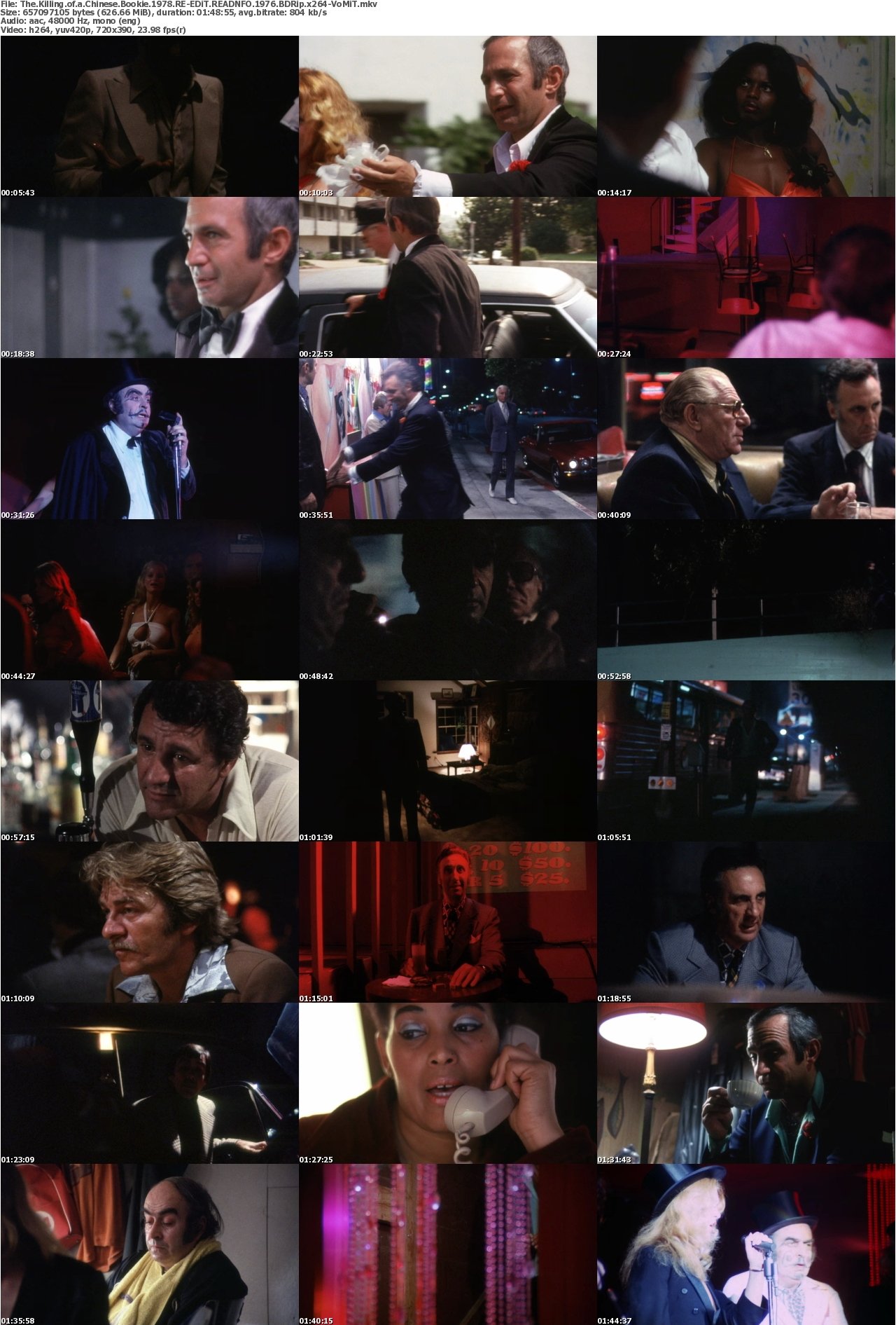 The Killing of a Chinese Bookie 1978 RE-EDiT READNFO 1976 BDRip x264-VoMiT