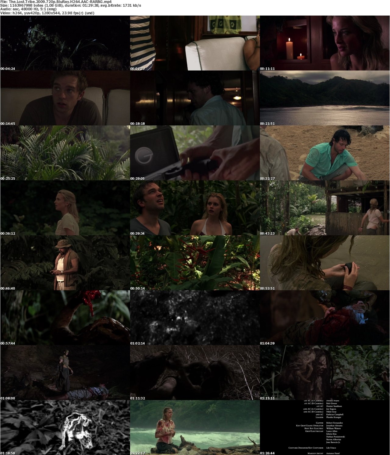 The Lost Tribe 2009 720p BluRay H264 AAC-RARBG