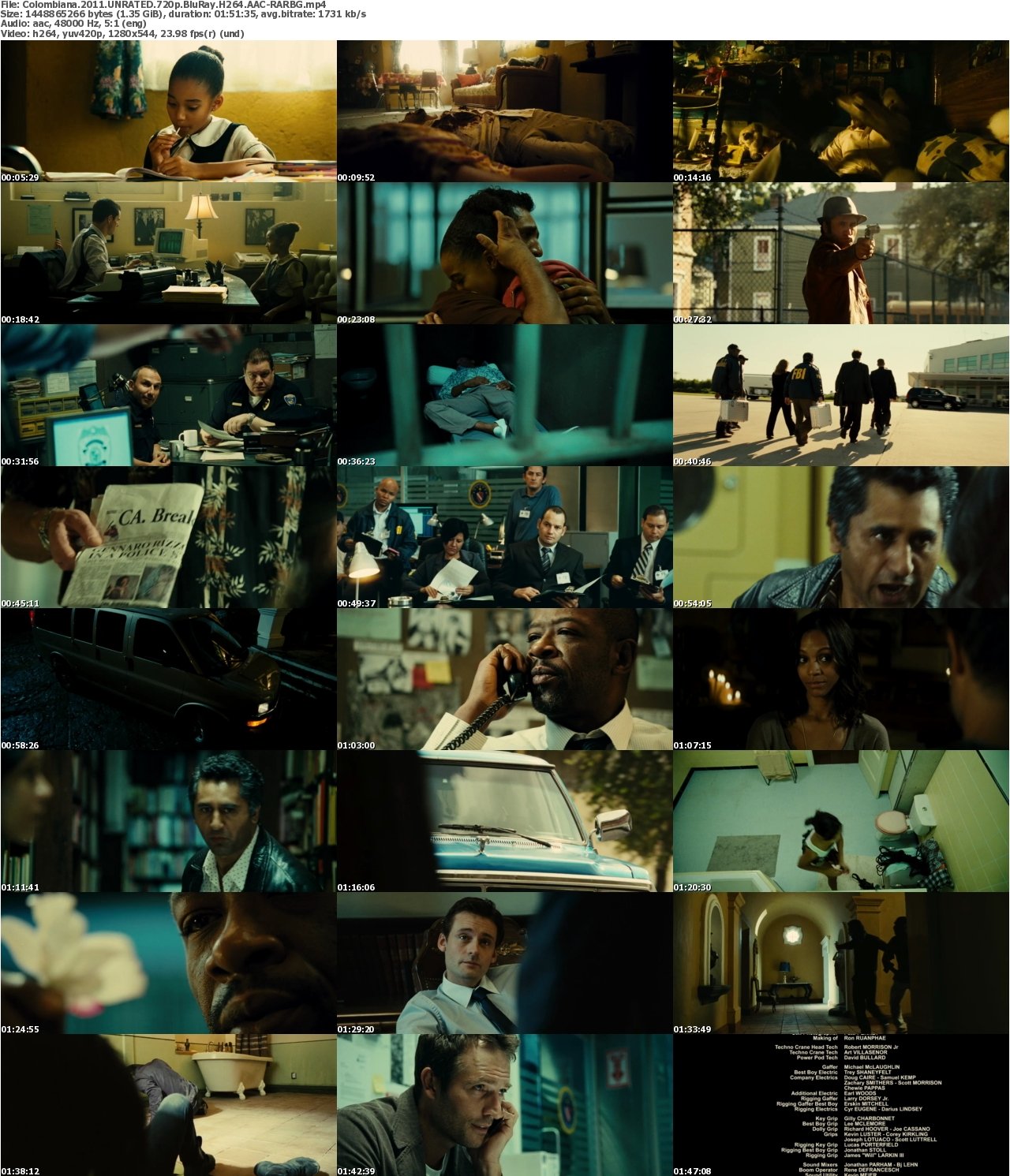 Colombiana 2011 UNRATED 720p BluRay H264 AAC-RARBG