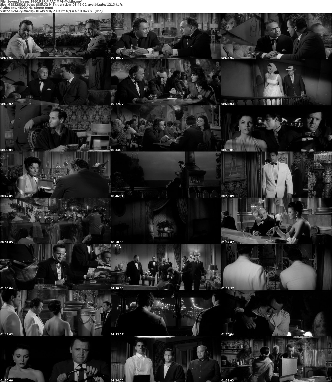 Seven Thieves 1960 RERiP AAC MP4-Mobile