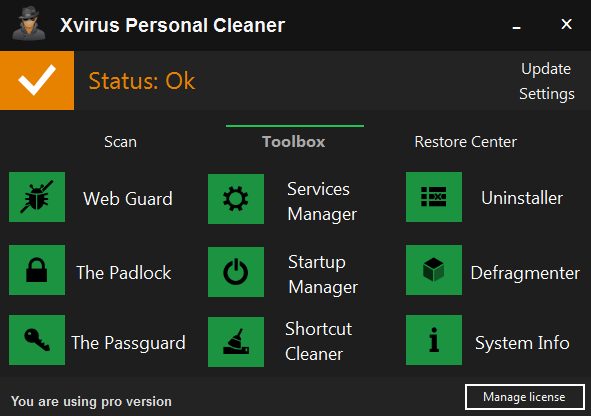 Xvirus System Cleaner Pro 3.0.1.0