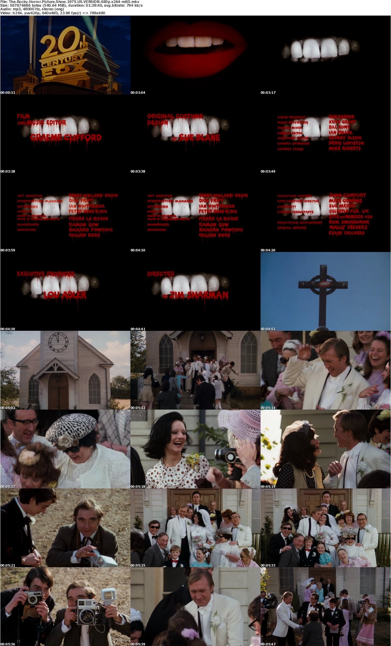 The Rocky Horror Picture Show 1975 US VERSiON 480p x264-mSD