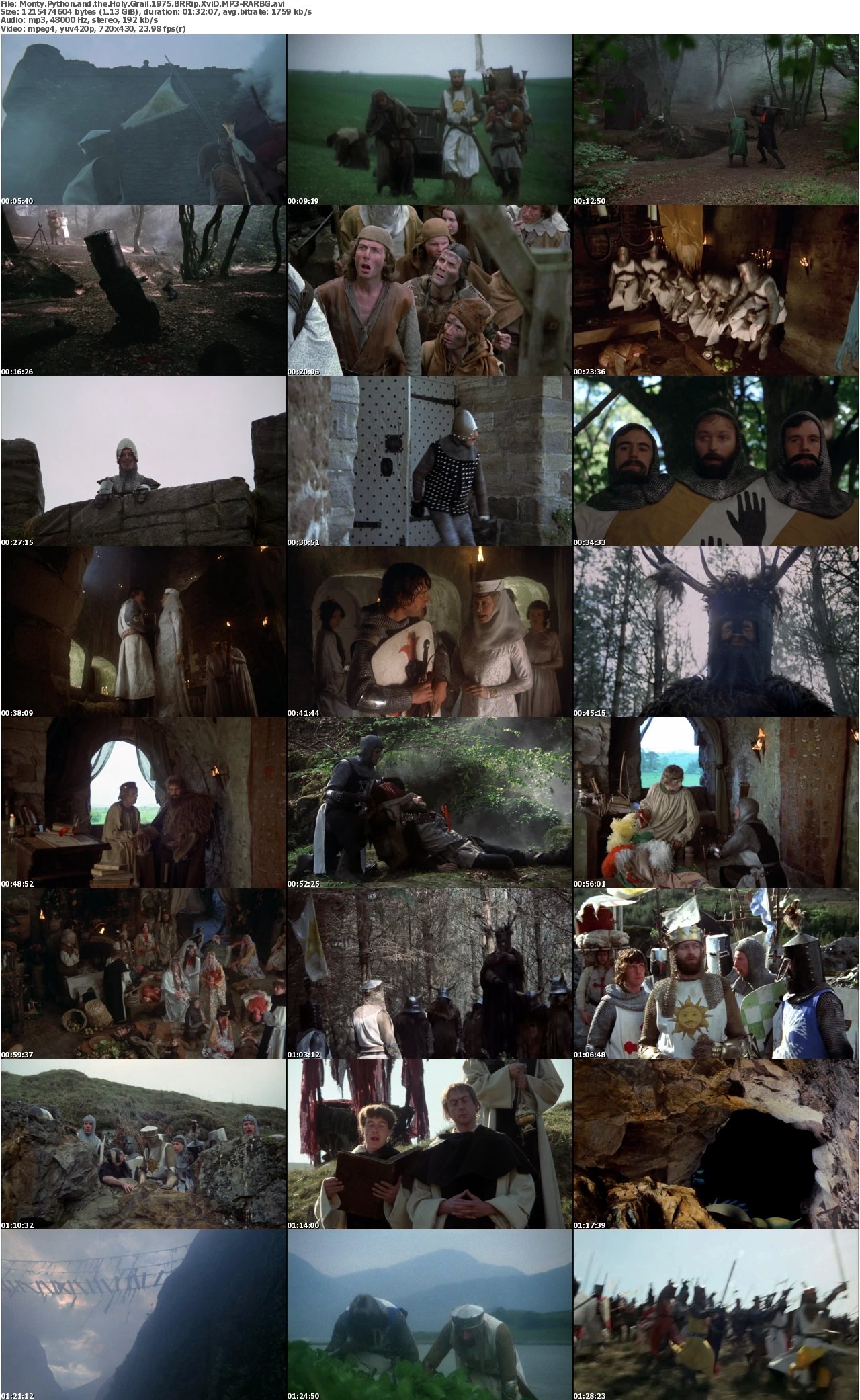 Monty Python and the Holy Grail 1975 BRRip XviD MP3-RARBG
