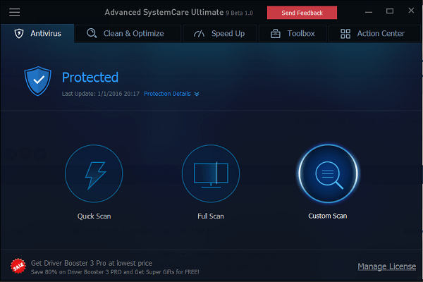 Advanced SystemCare Ultimate 9.0.0.588 Beta