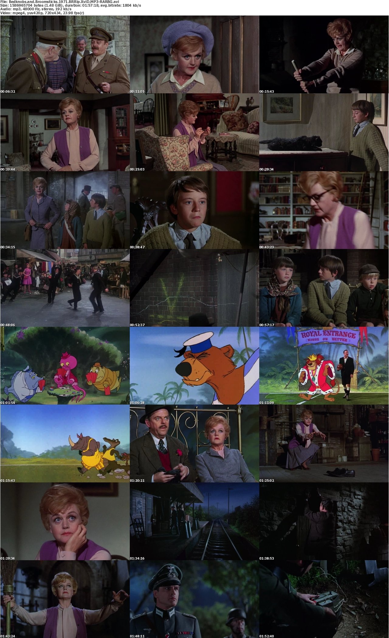 Bedknobs and Broomsticks 1971 BRRip XviD MP3-RARBG