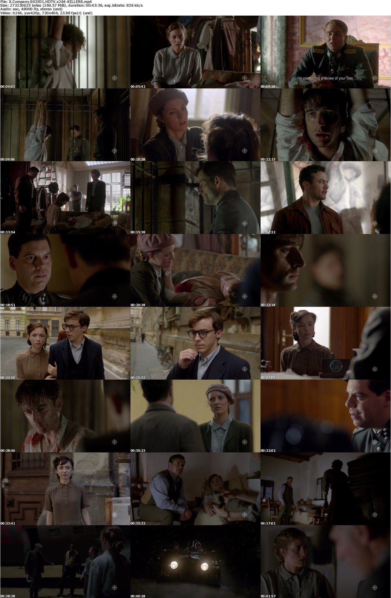 X Company S02E01 HDTV x264-KILLERS