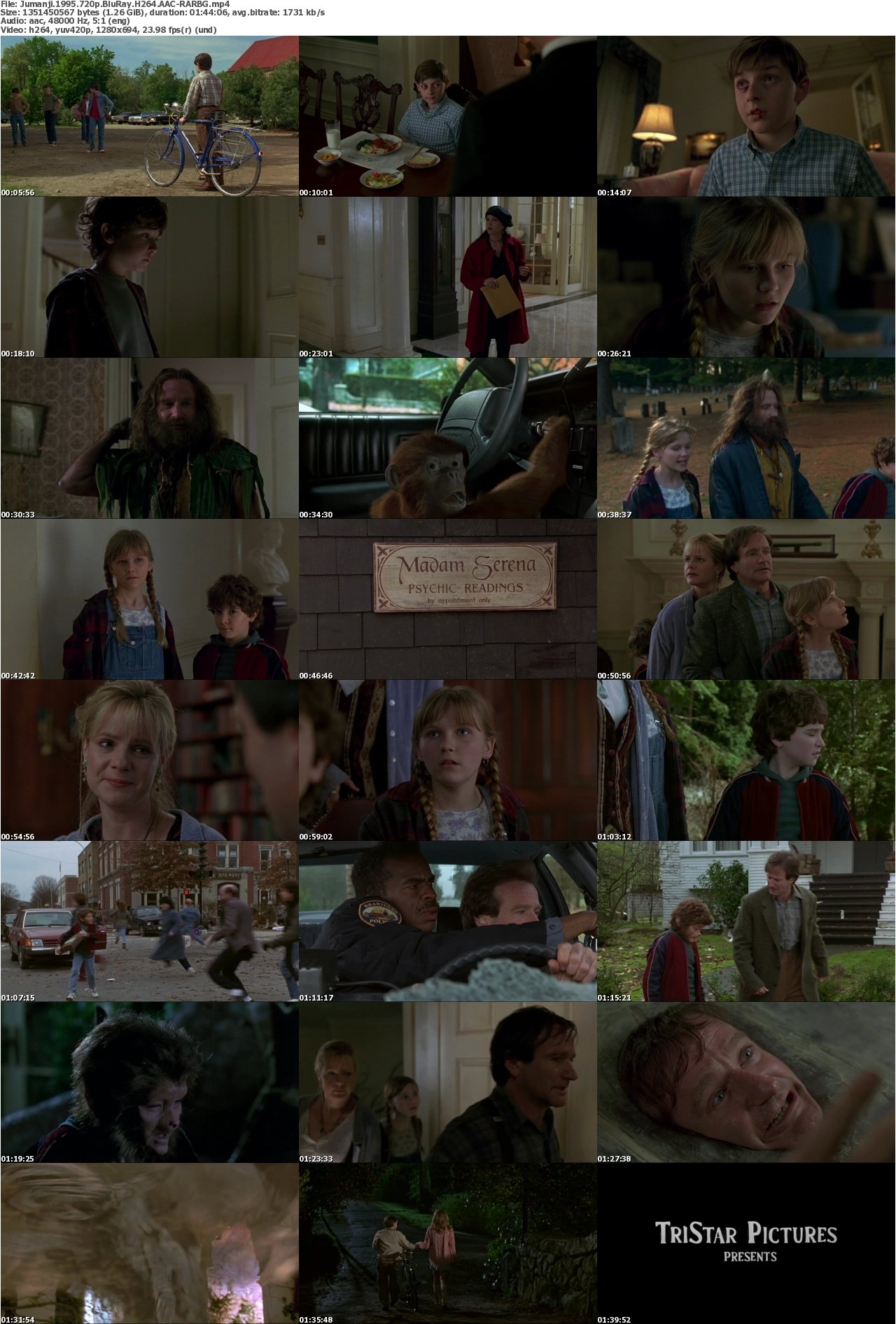 Jumanji 1995 720p BluRay H264 AAC-RARBG