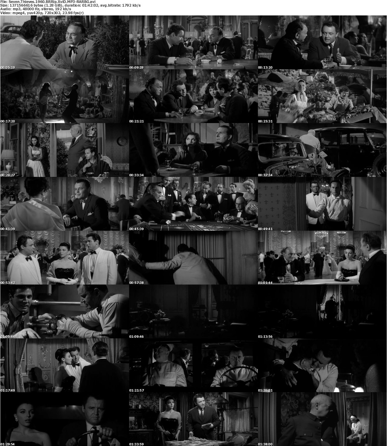 Seven Thieves 1960 BRRip XviD MP3-RARBG