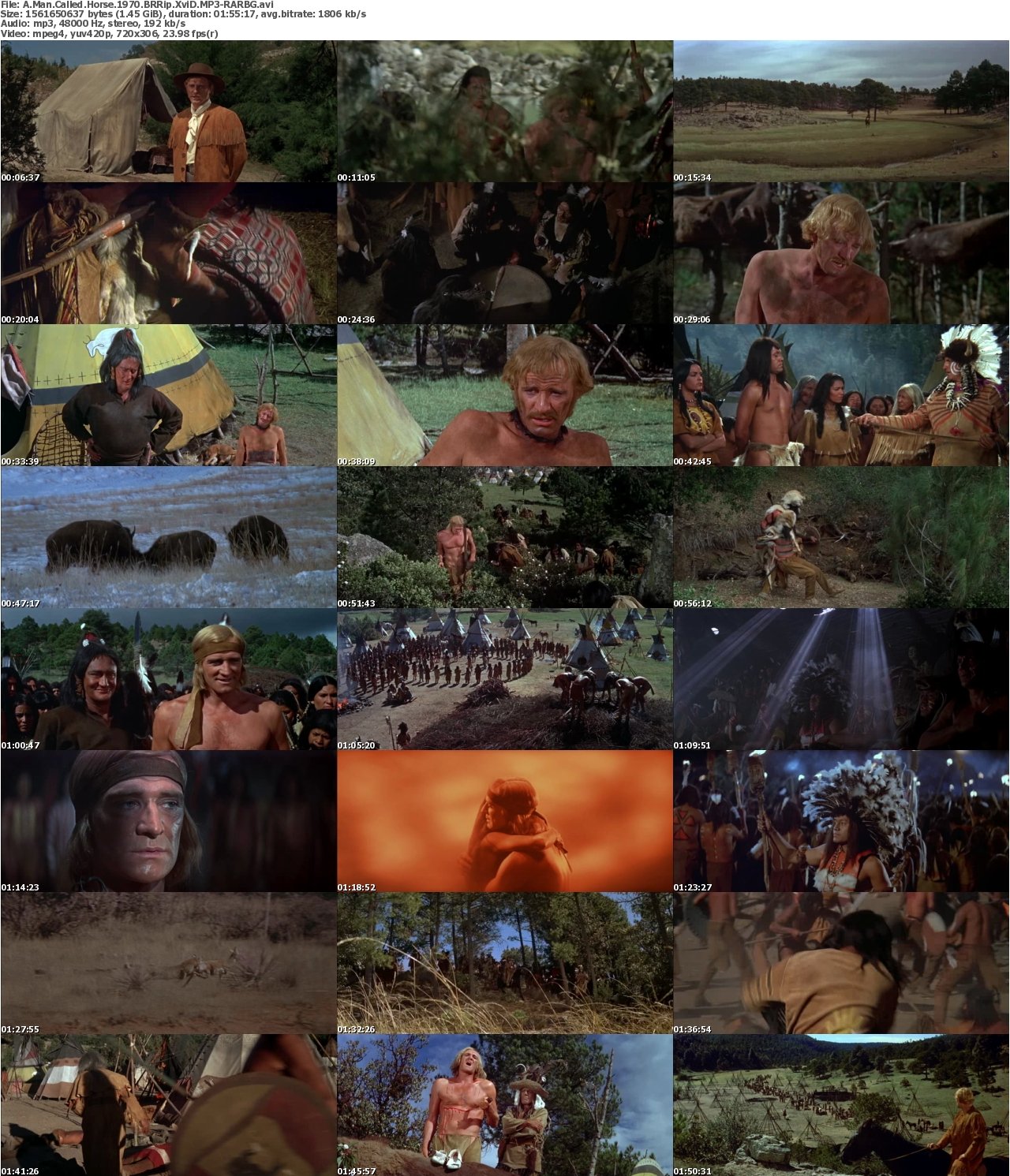A Man Called Horse 1970 BRRip XviD MP3-RARBG