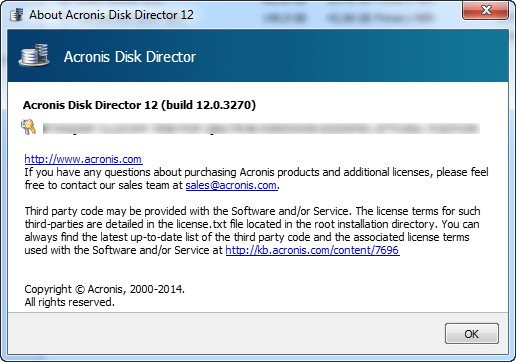 Acronis Disk Director 12.0 Build 3270 + BootCD 