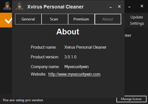 Xvirus System Cleaner Pro 3.0.1.0