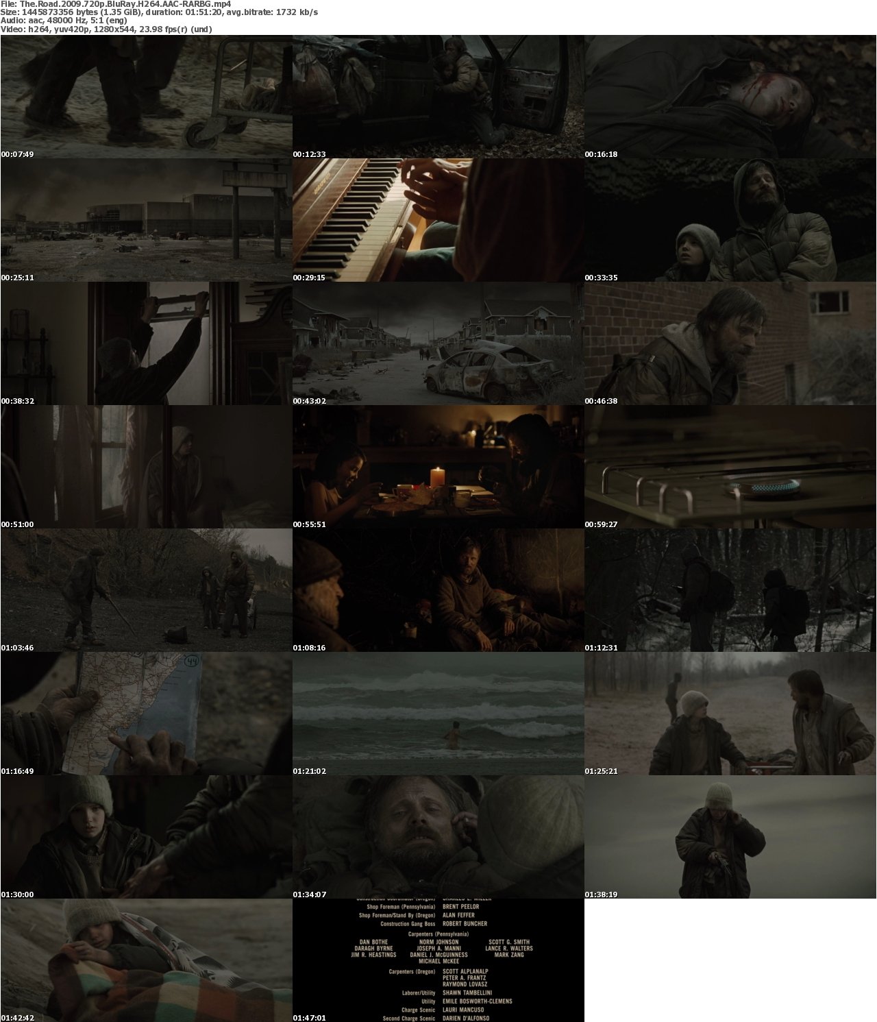The Road 2009 720p BluRay H264 AAC-RARBG