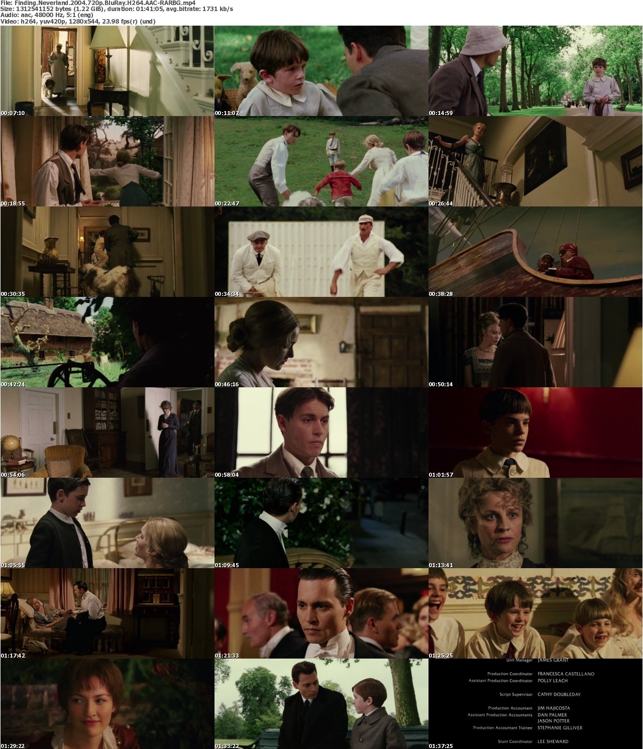 Finding Neverland 2004 720p BluRay H264 AAC-RARBG