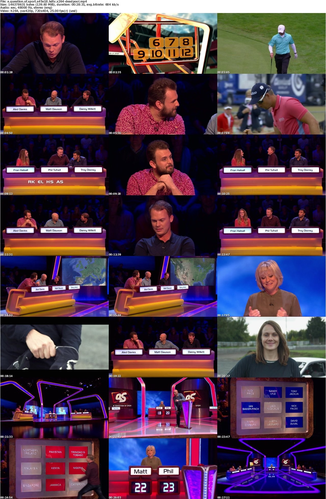 A Question Of Sport S45E18 HDTV x264-DEADPOOL