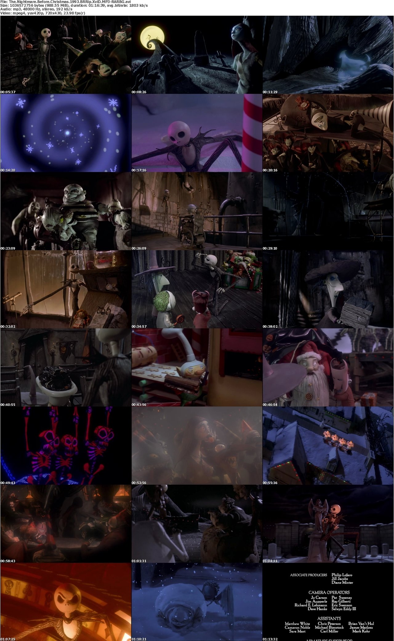 The Nightmare Before Christmas 1993 BRRip XviD MP3-RARBG