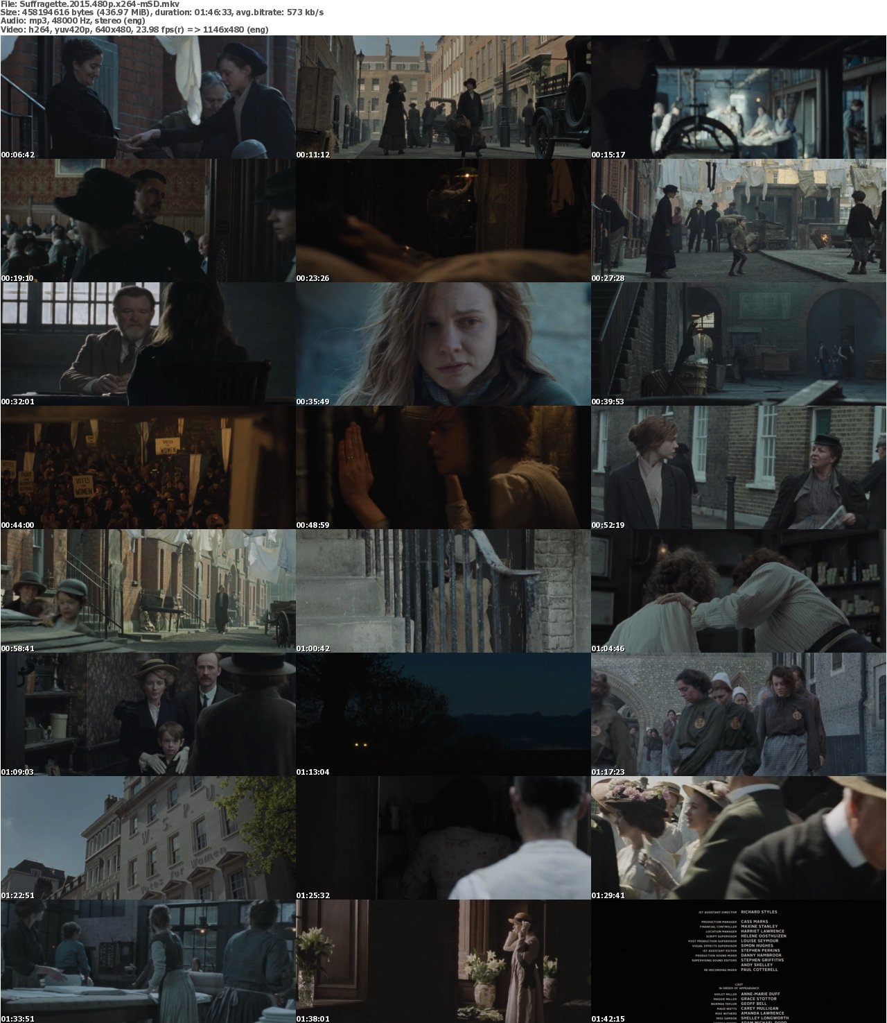 Suffragette 2015 480p x264-mSD