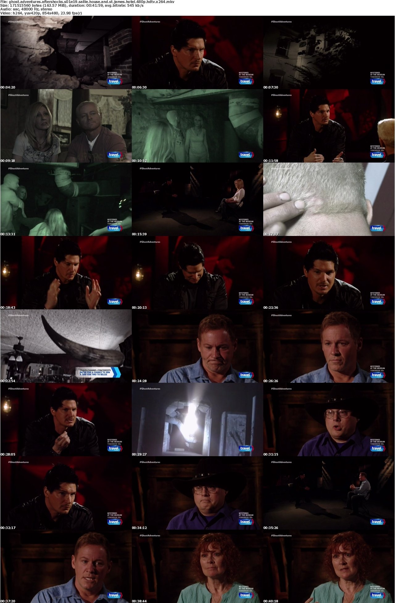 Ghost Adventures Aftershocks S01E19 Sallie House and St James Hotel 480p HDTV x264