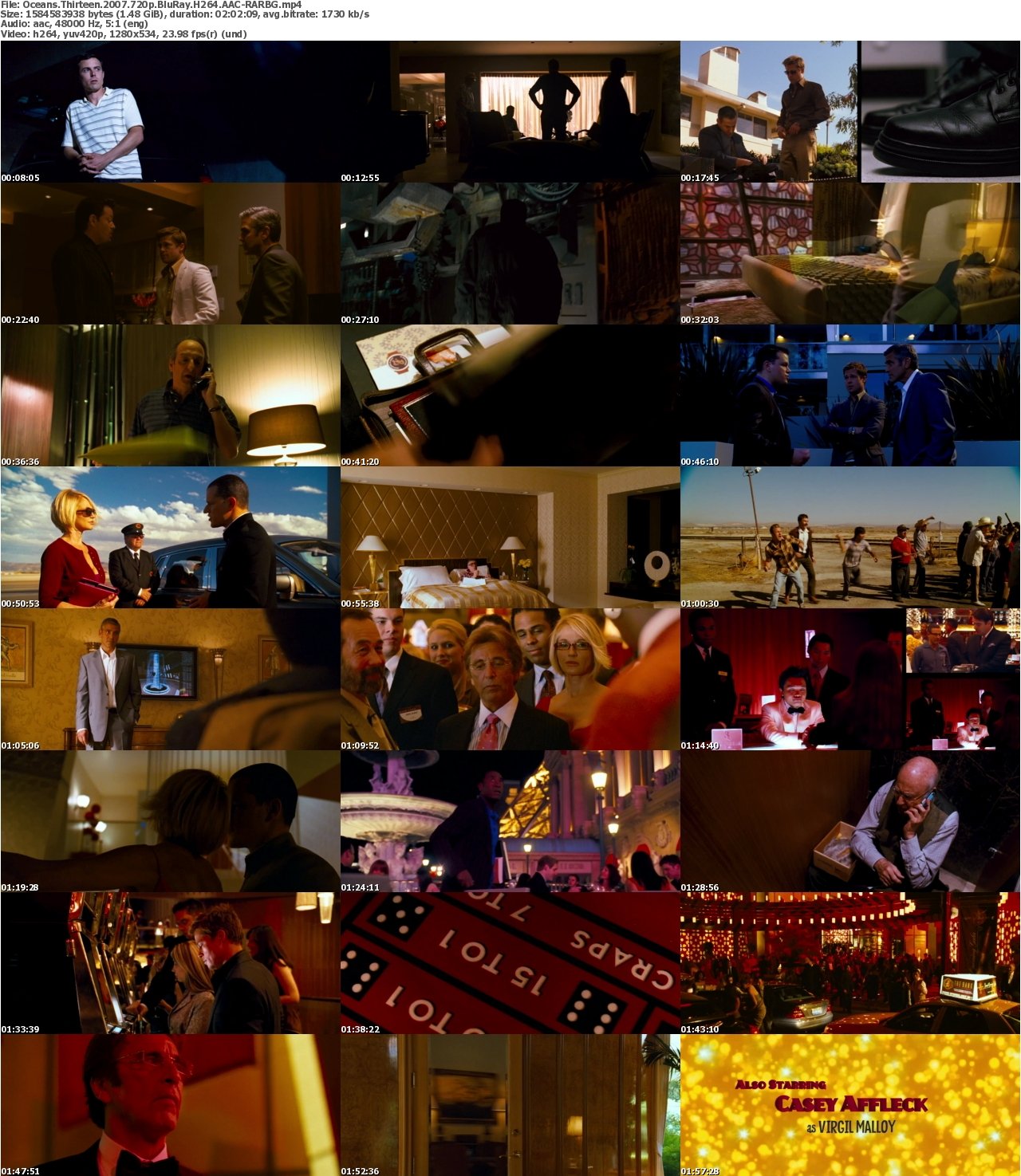 Oceans Thirteen 2007 720p BluRay H264 AAC-RARBG