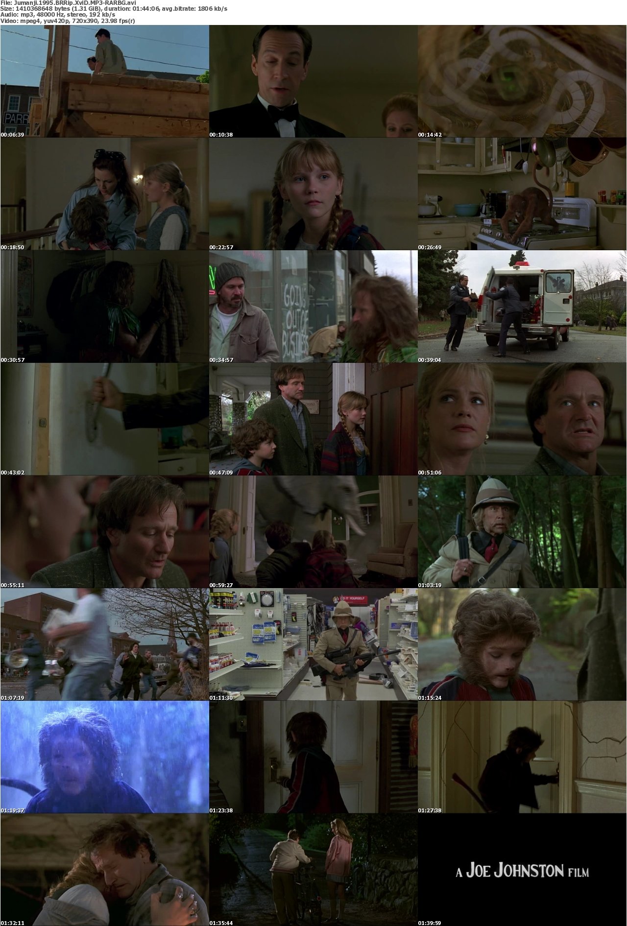 Jumanji 1995 BRRip XviD MP3-RARBG