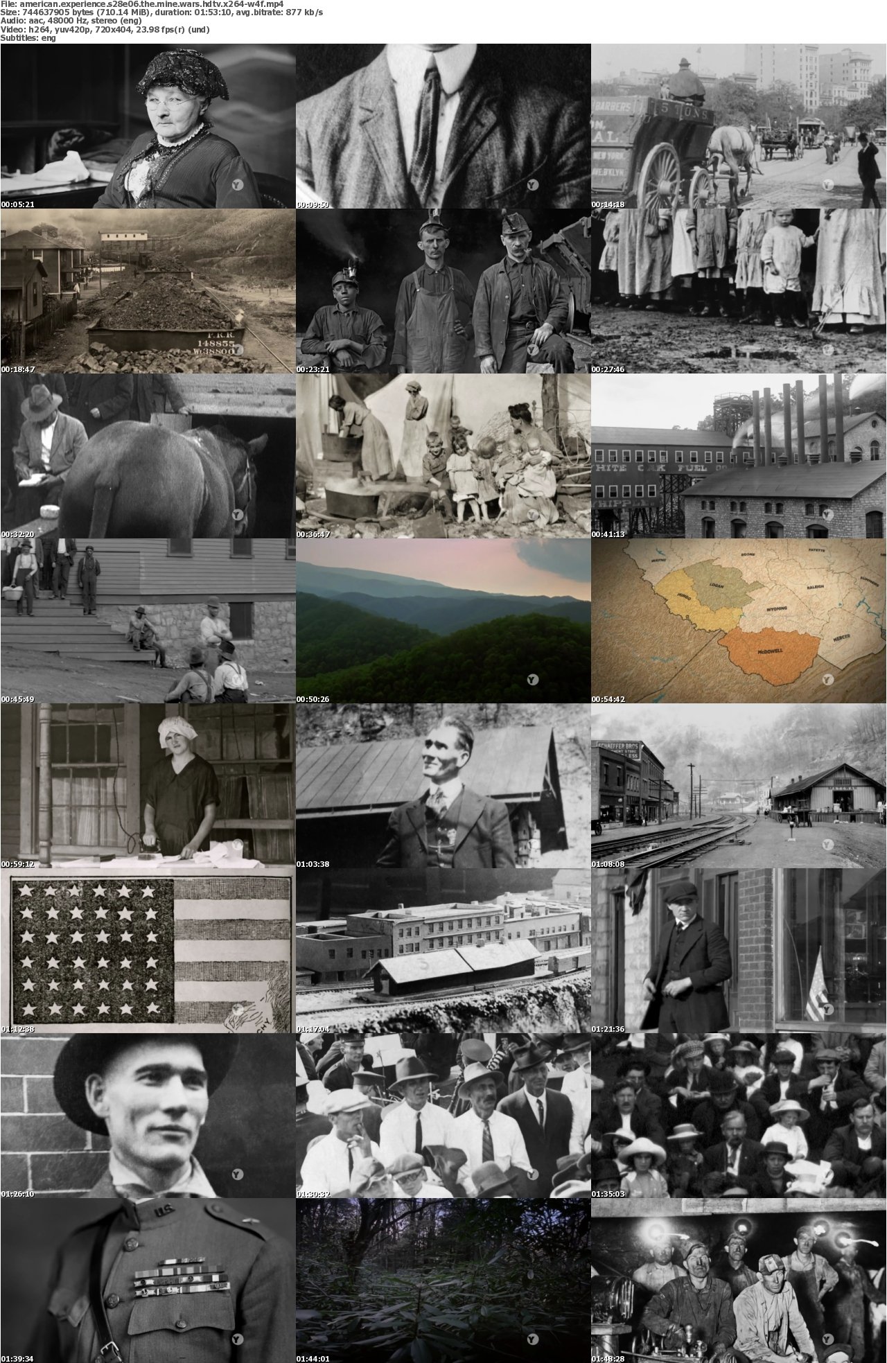 American Experience S28E06 The Mine Wars HDTV x264-W4F