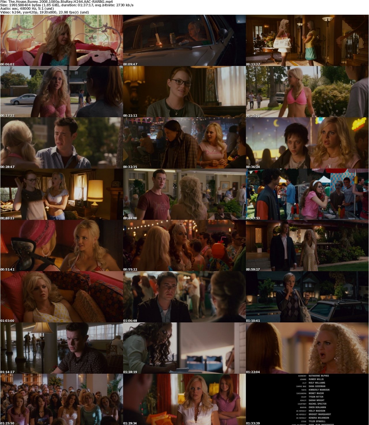 The House Bunny 2008 1080p BluRay H264 AAC-RARBG