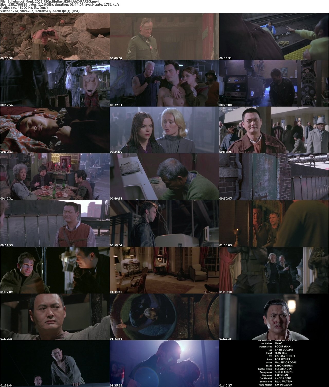 Bulletproof Monk 2003 720p BluRay H264 AAC-RARBG