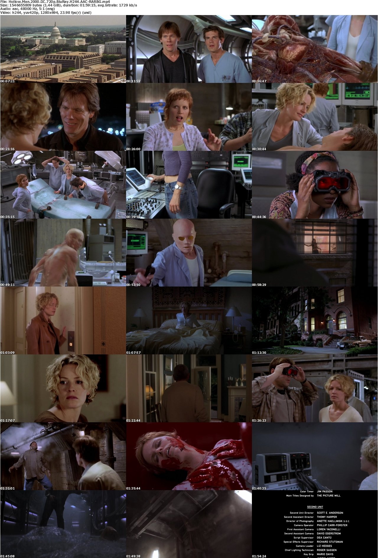 Hollow Man 2000 DC 720p BluRay H264 AAC-RARBG