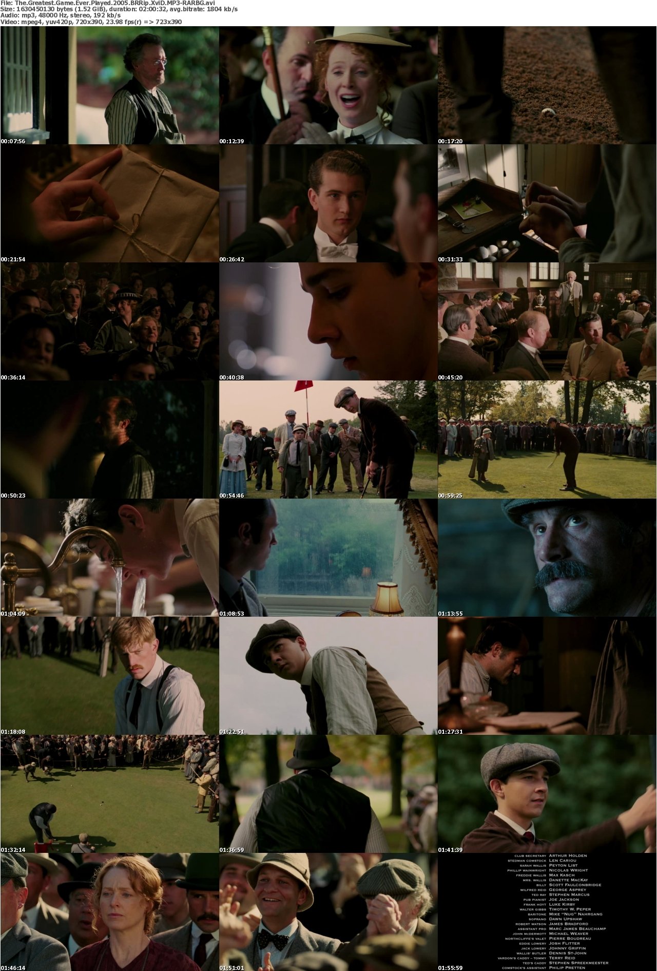The Greatest Game Ever Played 2005 BRRip XviD MP3-RARBG