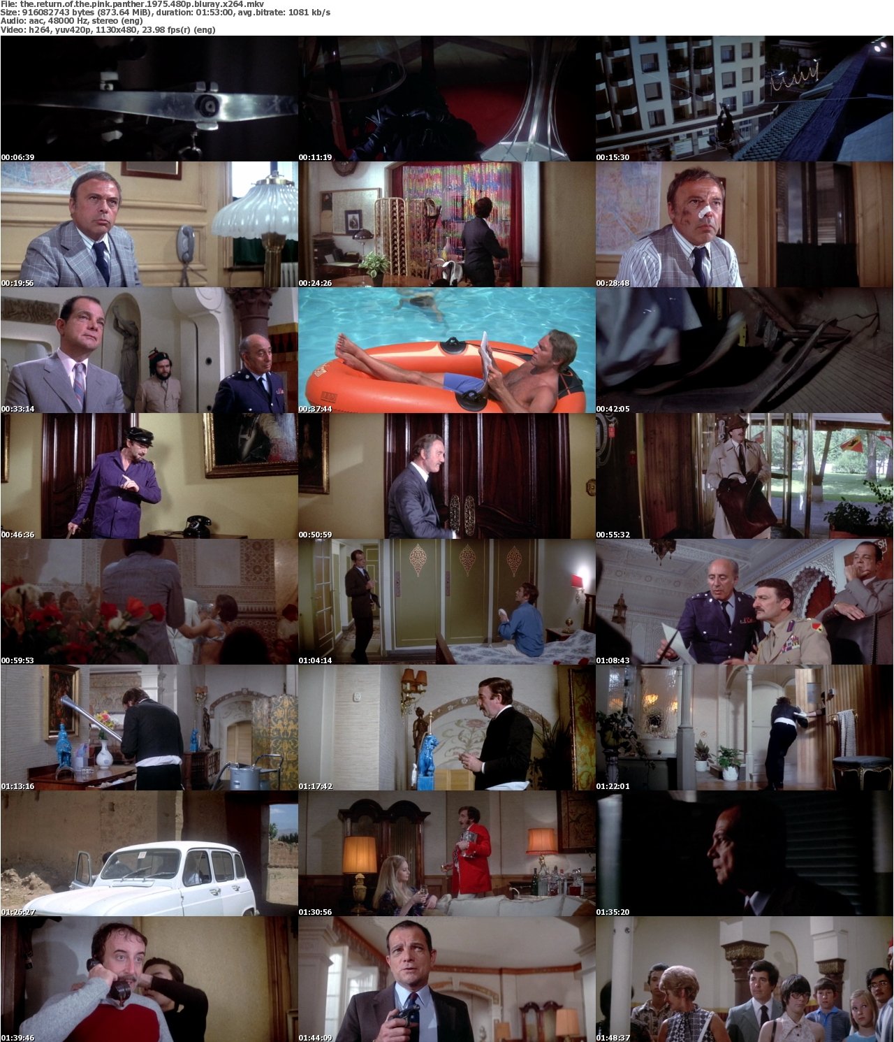 The Return of the Pink Panther 1975 480p BluRay x264