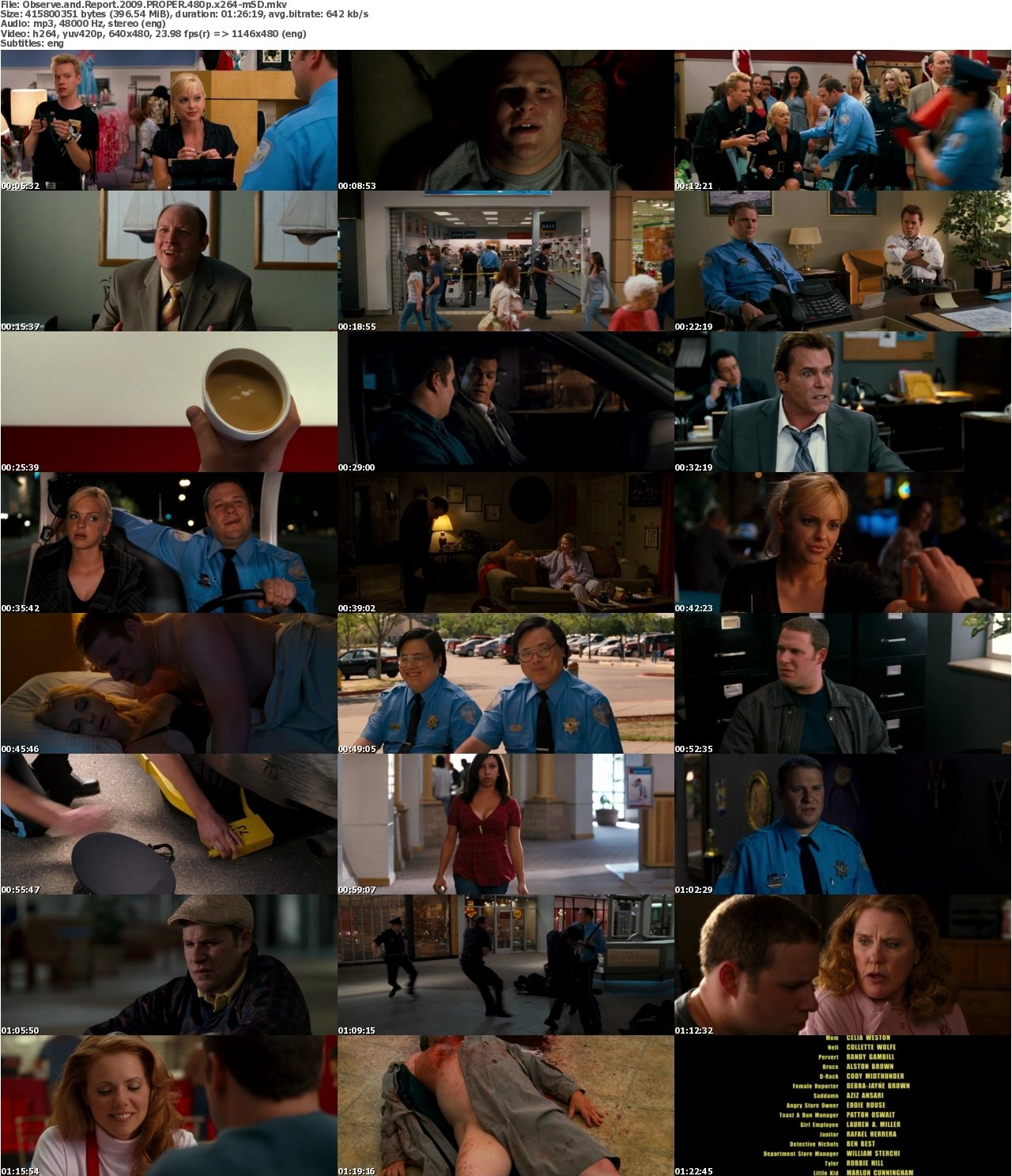 Observe and Report 2009 PROPER 480p x264-mSD