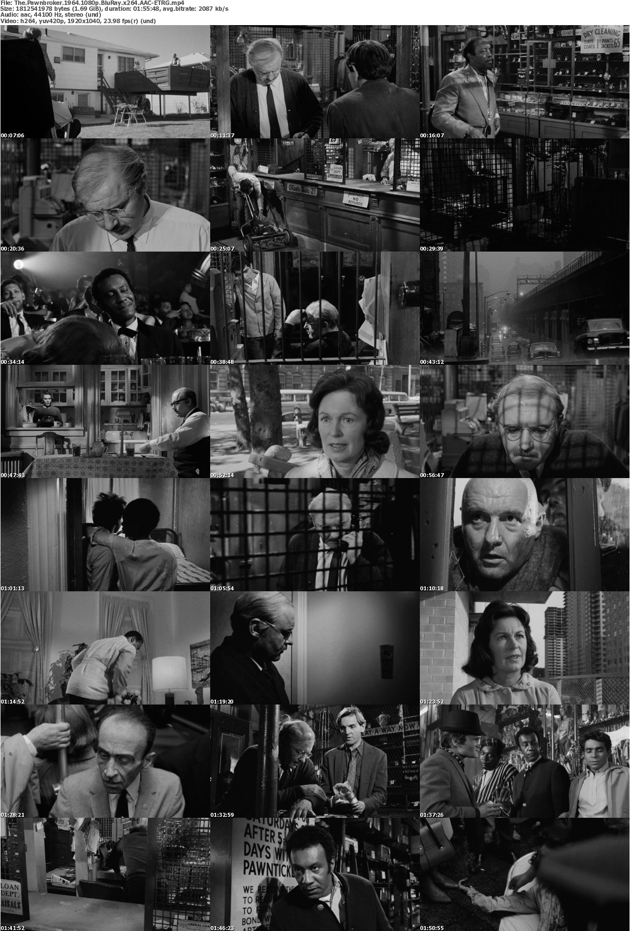 The Pawnbroker 1964 1080p BluRay x264 AAC-ETRG