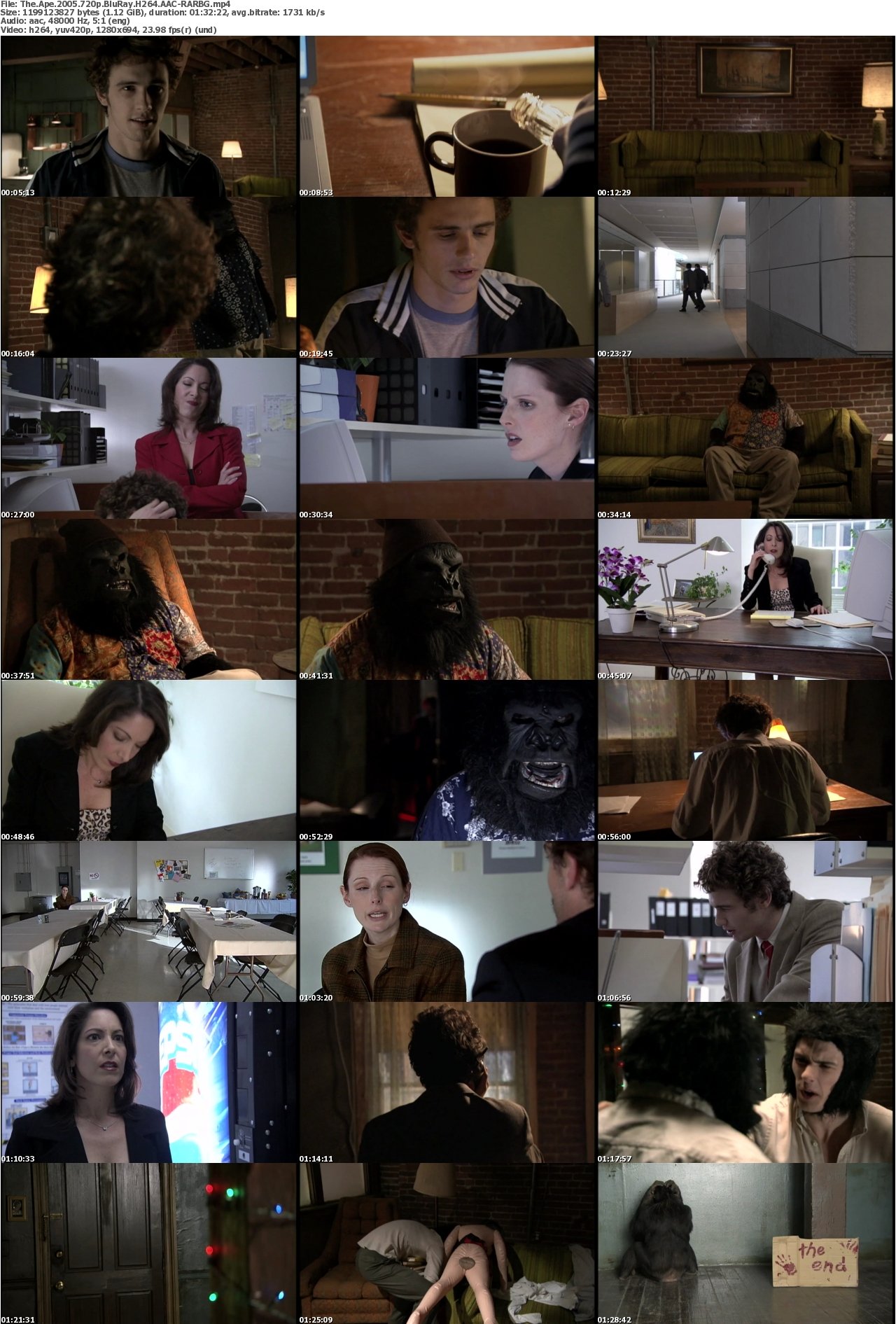 The Ape 2005 720p BluRay H264 AAC-RARBG