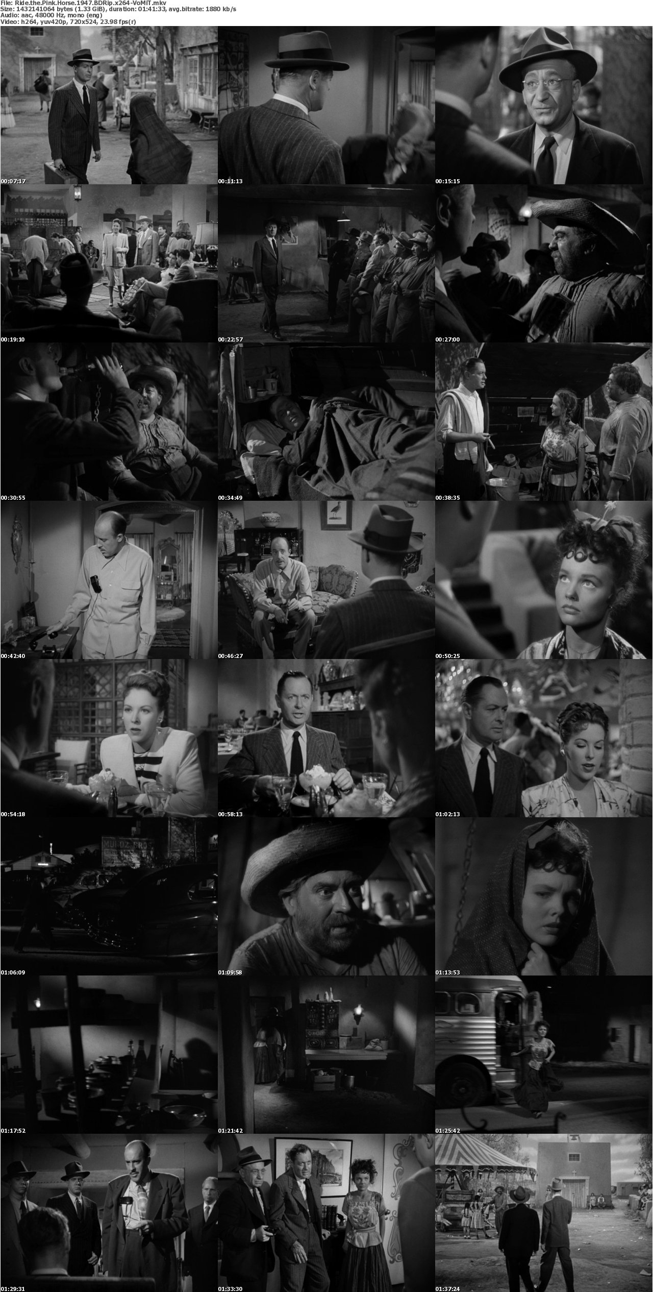 Ride the Pink Horse 1947 BDRip x264-VoMiT