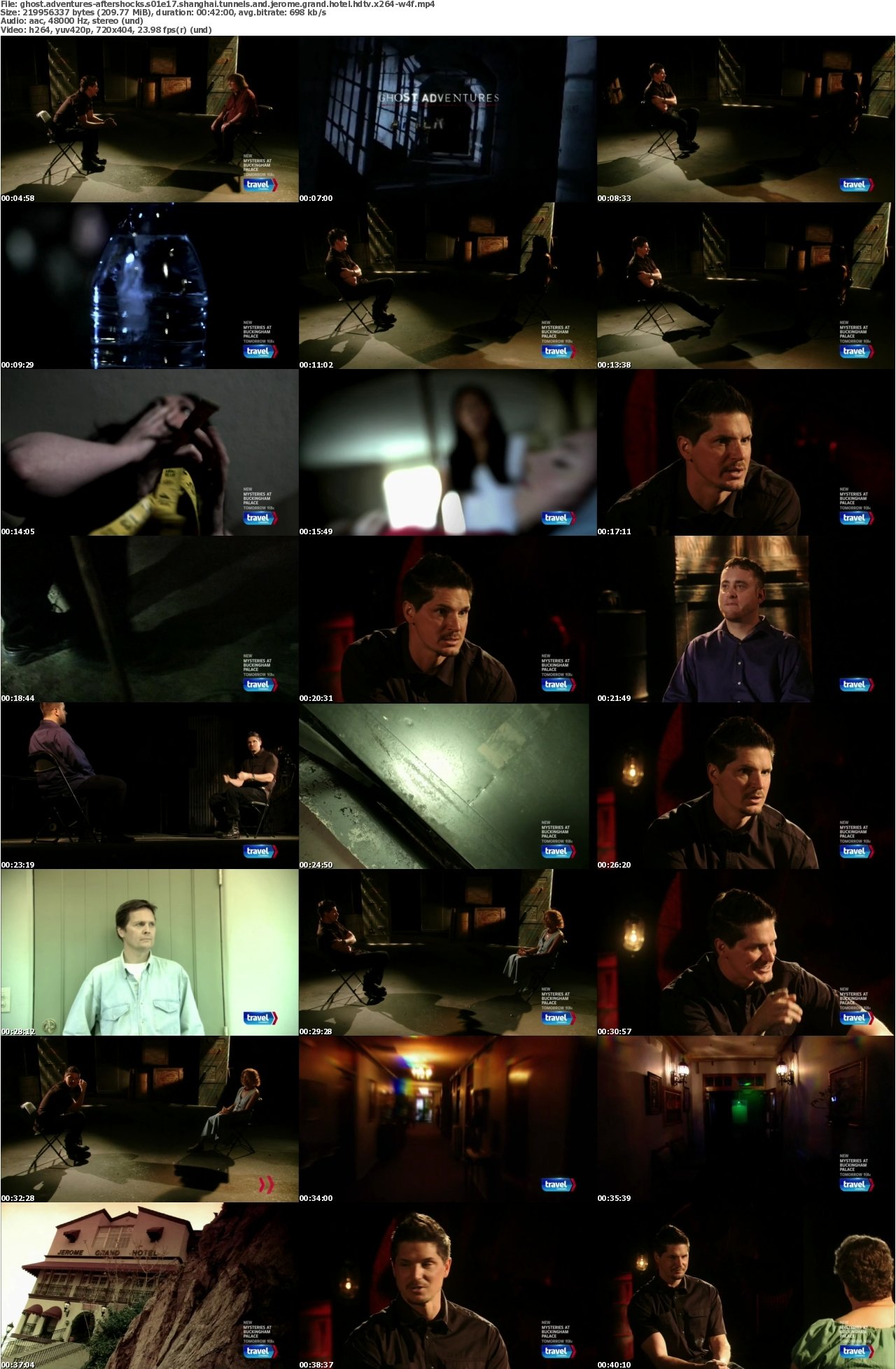 Ghost Adventures-Aftershocks S01E17 Shanghai Tunnels and Jerome Grand Hotel HDTV x264-W4F