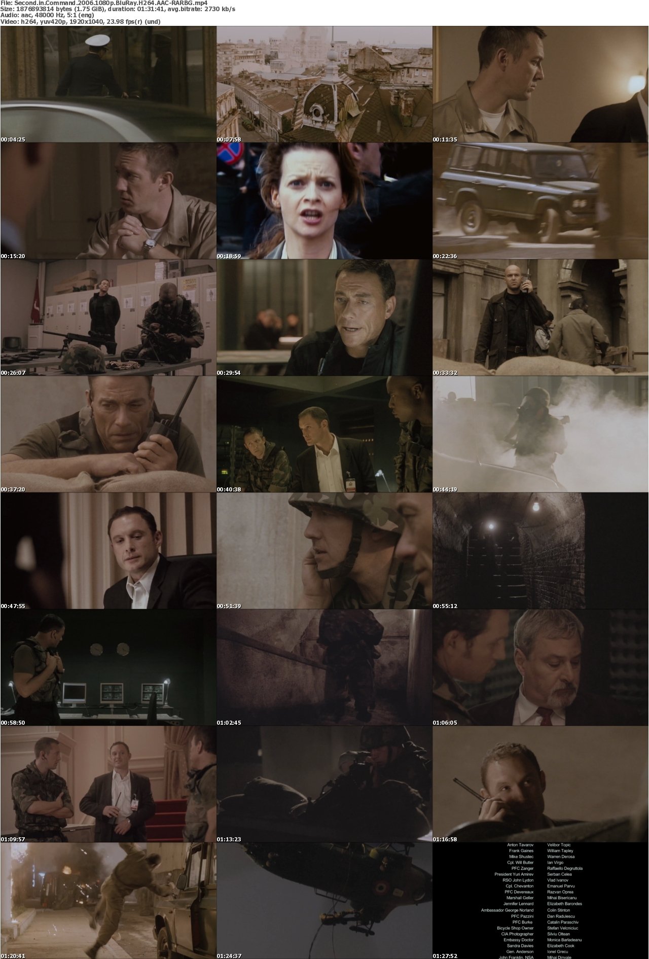 Second in Command 2006 1080p BluRay H264 AAC-RARBG