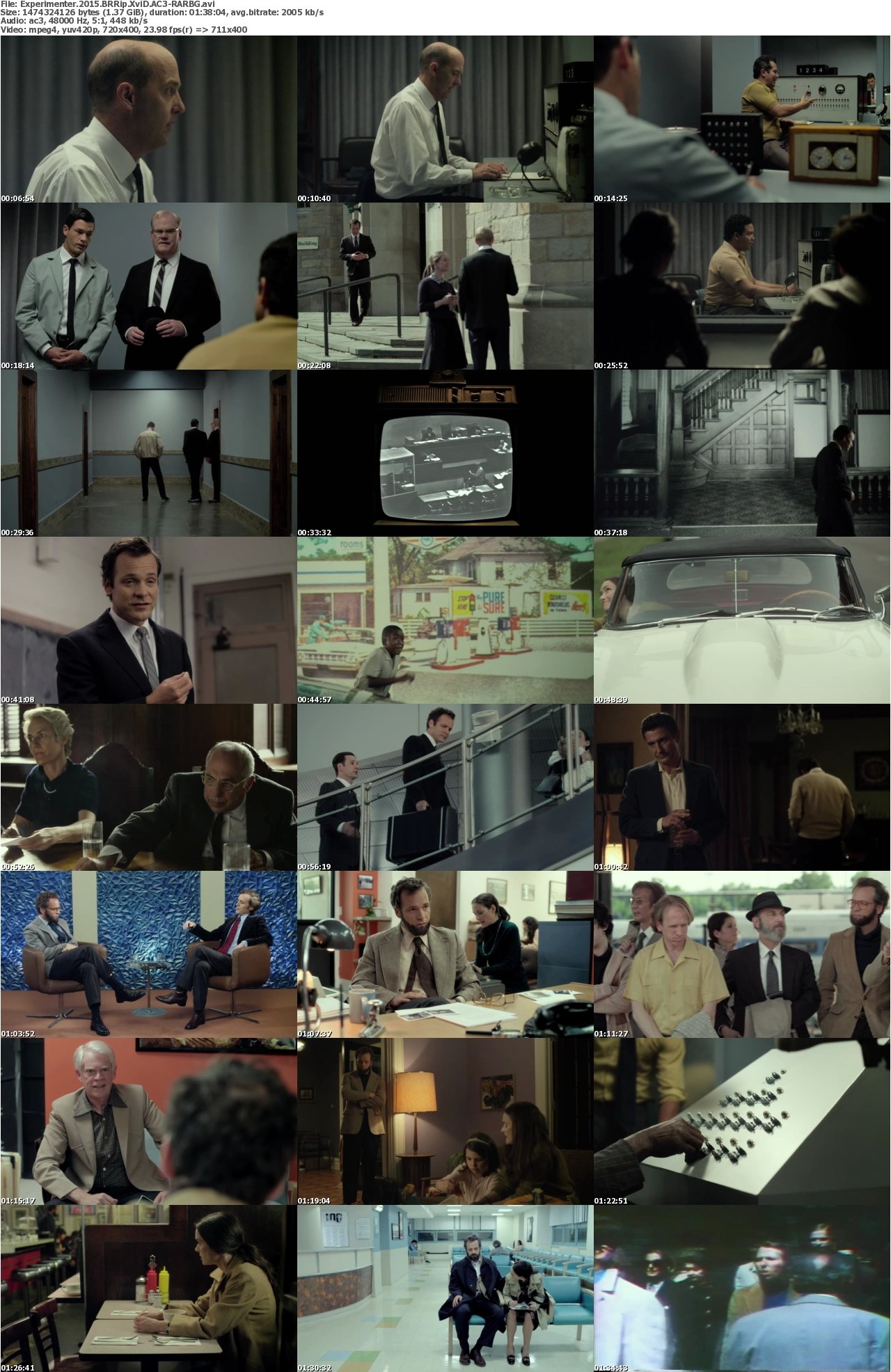 Experimenter 2015 BRRip XviD AC3-RARBG