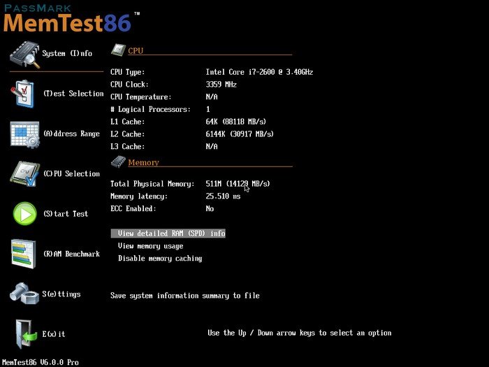 MemTest86 6.3.0 Pro Edition