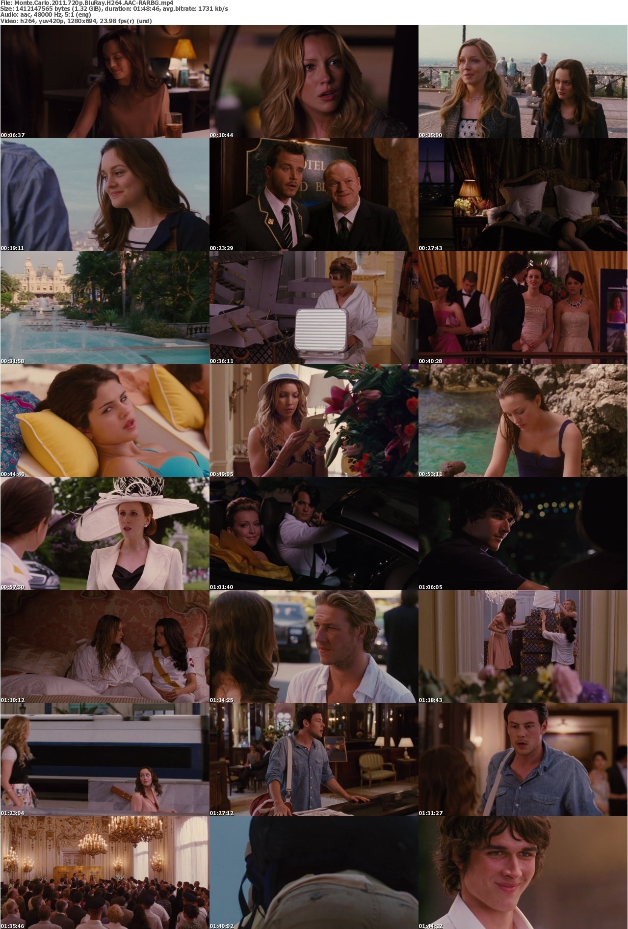 Monte Carlo 2011 720p BluRay H264 AAC-RARBG