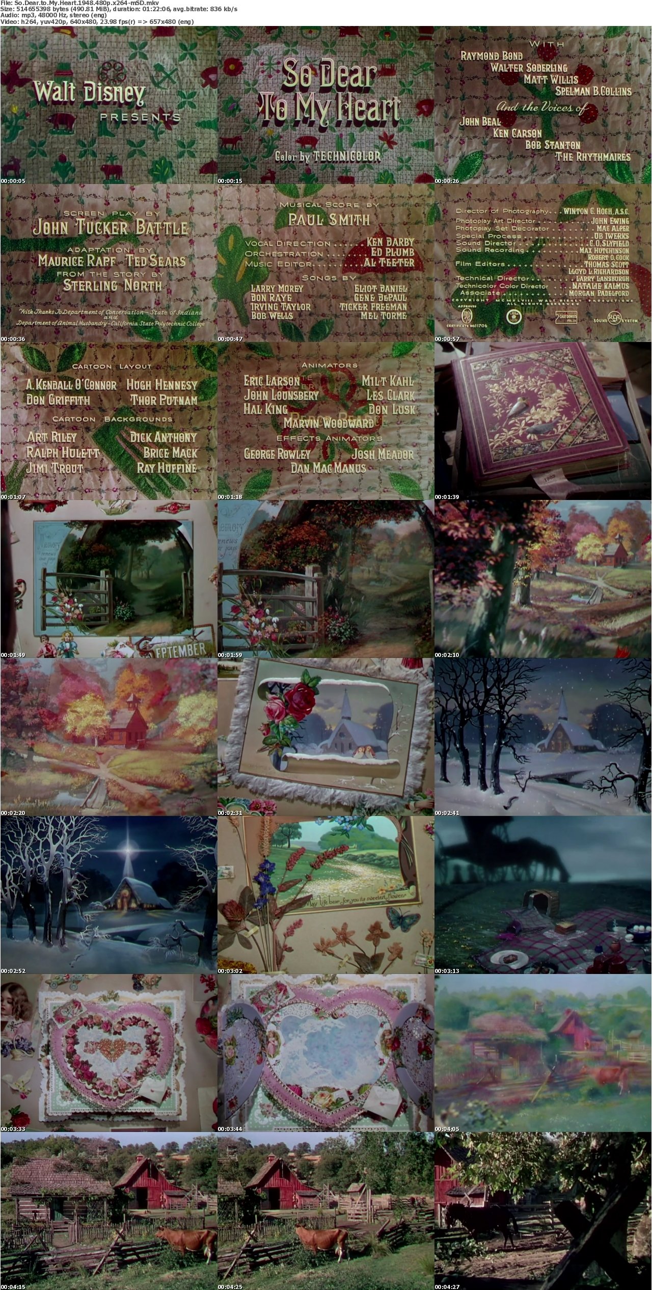 So Dear to My Heart 1948 480p x264-mSD