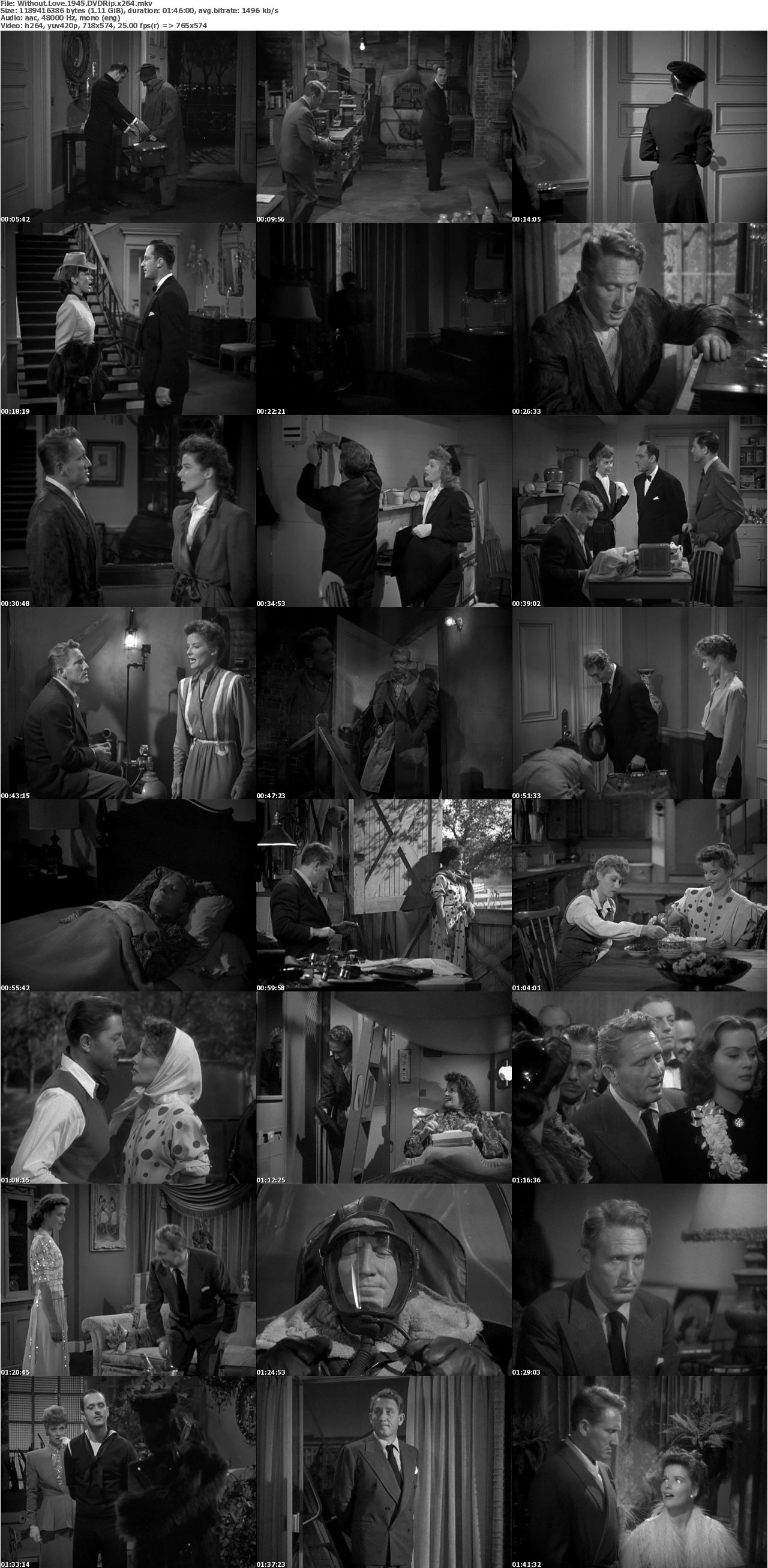 Without Love 1945 DVDRip x264