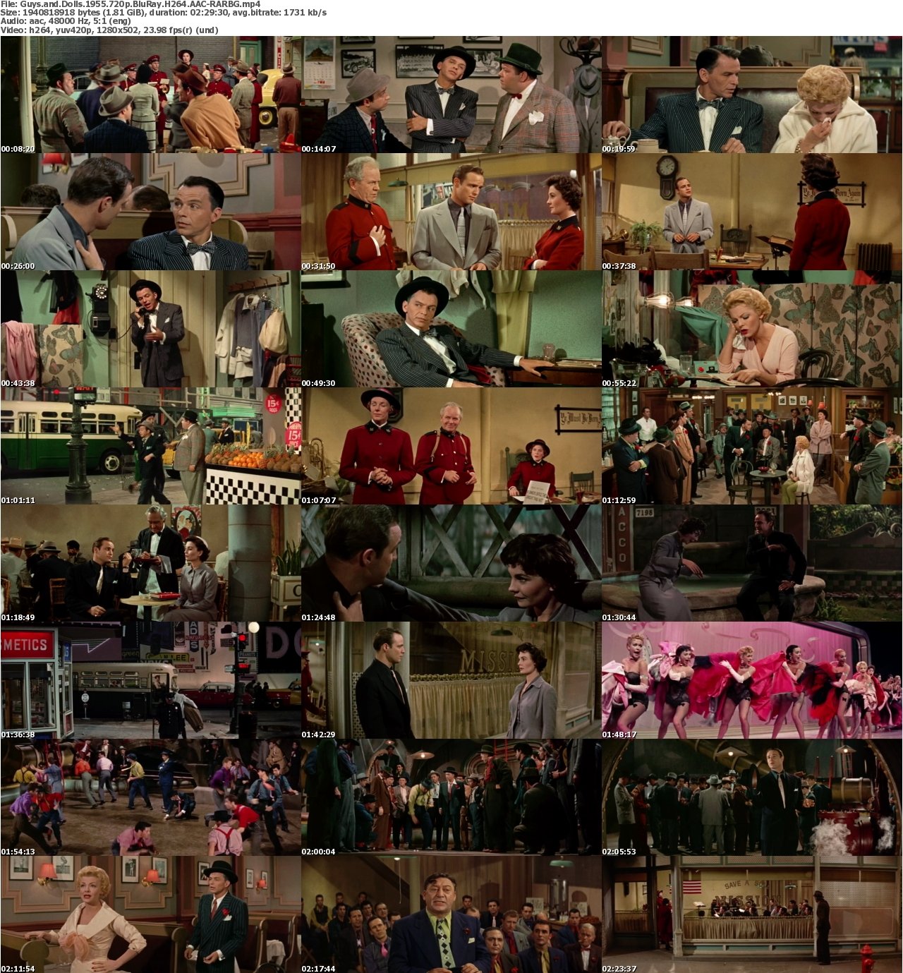 Guys and Dolls 1955 720p BluRay H264 AAC-RARBG