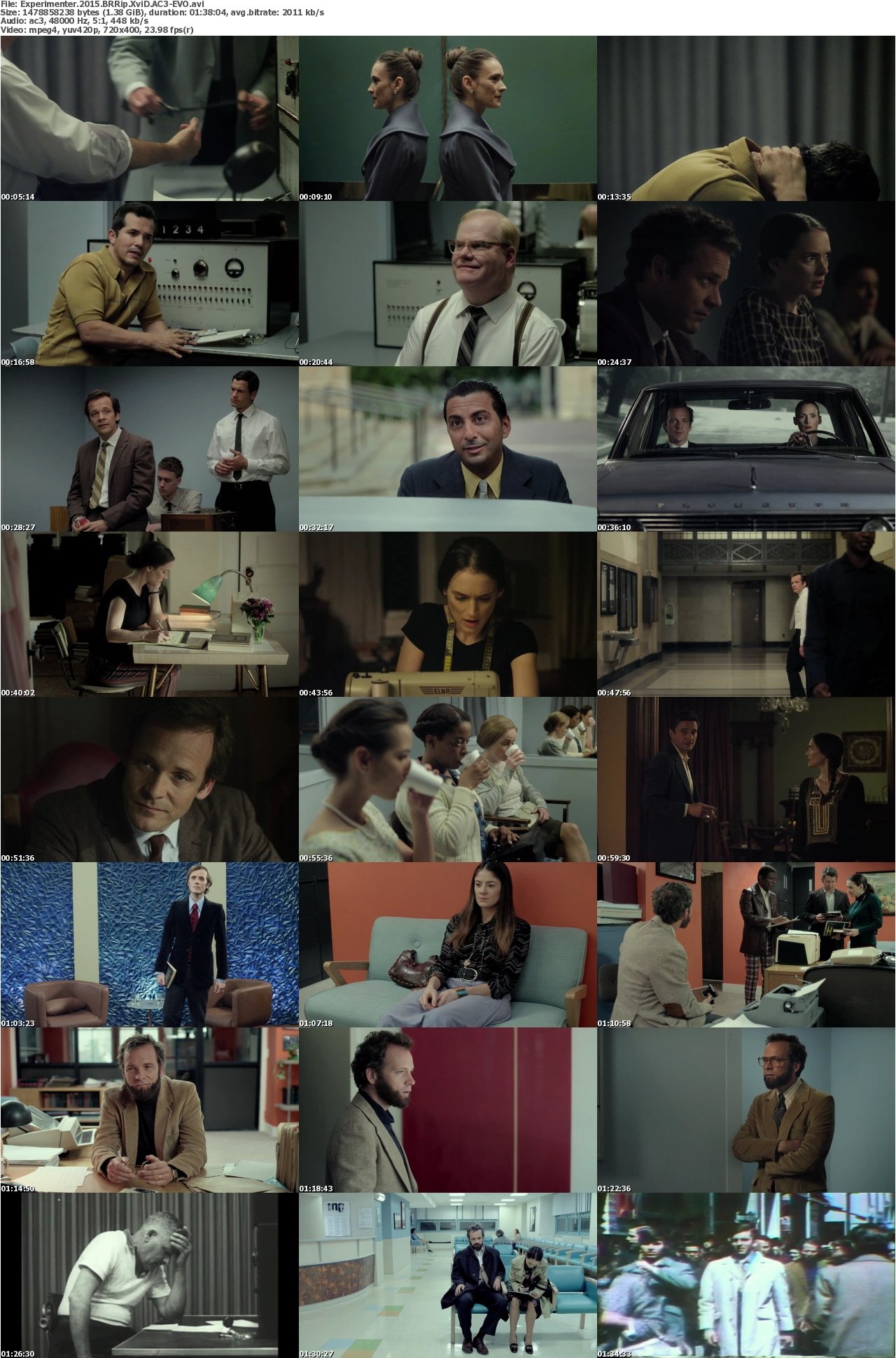 Experimenter 2015 BRRip XviD AC3-EVO